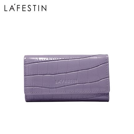 LAFESTIN Keychain Wallet Crocodile