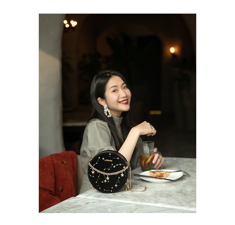 La Festin Golden Stars Handbag La Festin Golden Stars Handbag