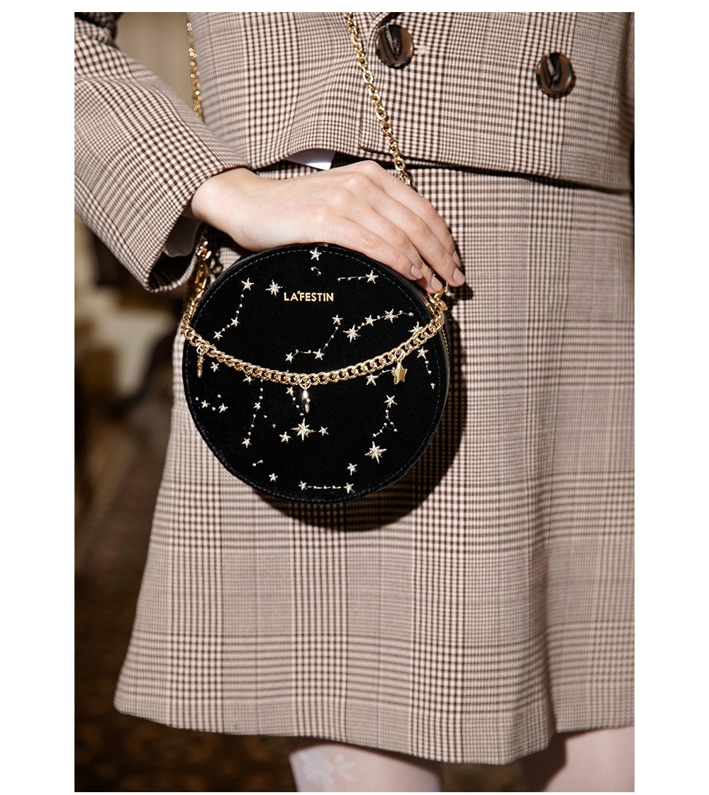 La Festin Golden Stars Handbag La Festin Golden Stars Handbag